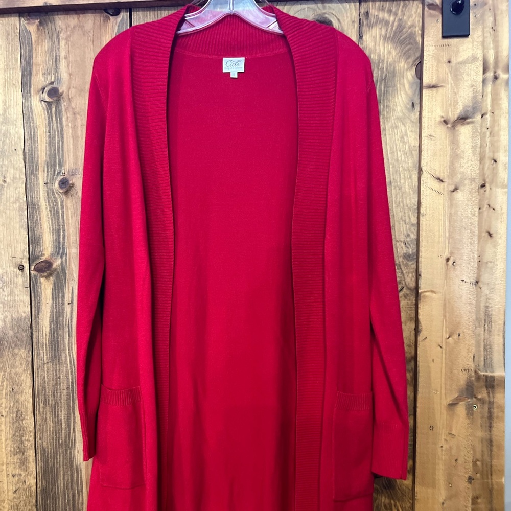 Red Cardigan